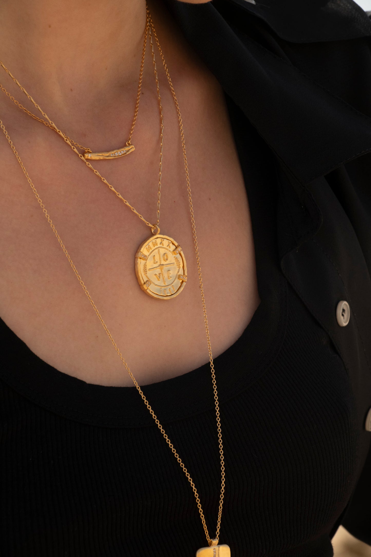 Collier - DENISE Médaille XL