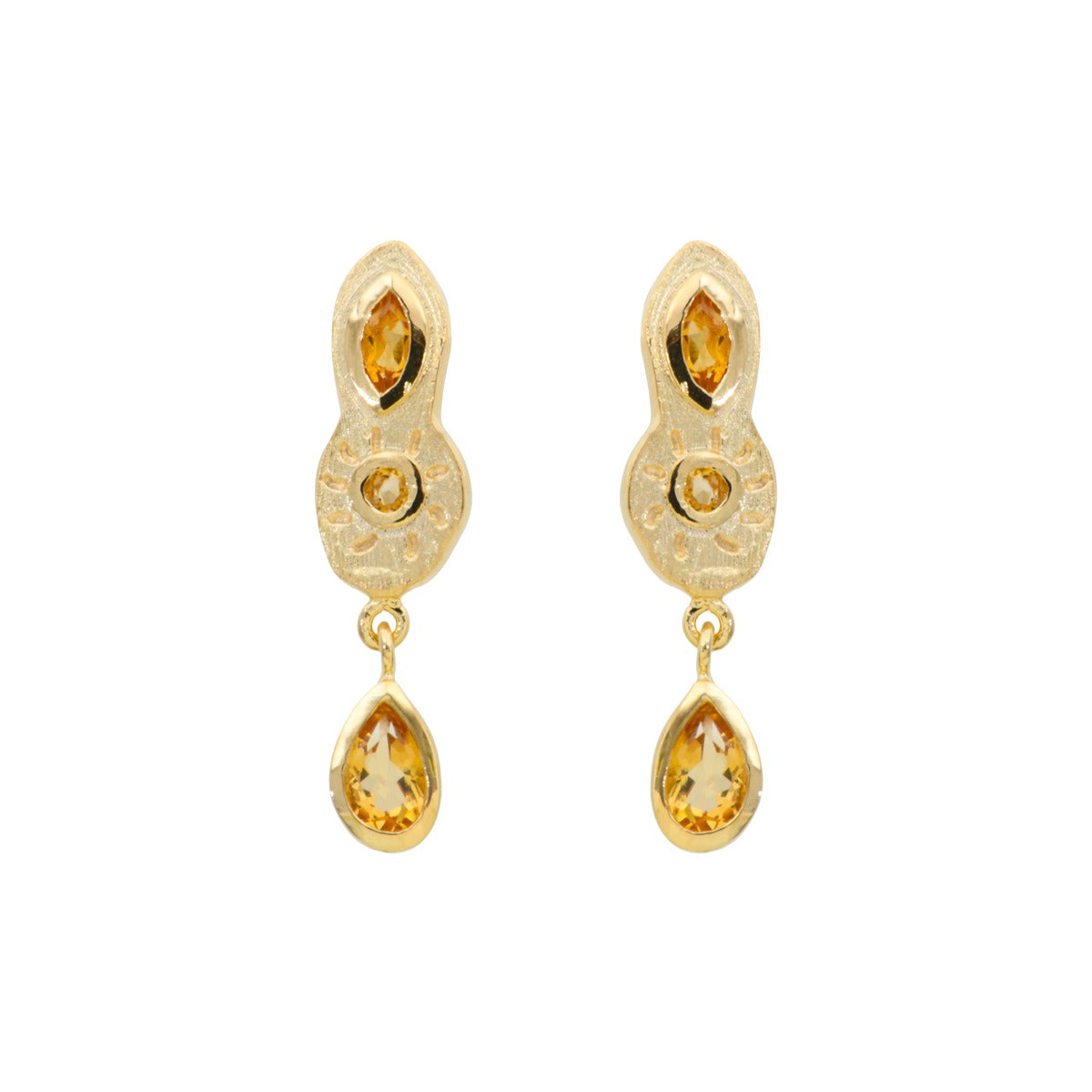 Boucles d'oreilles - YAEL CITRINE