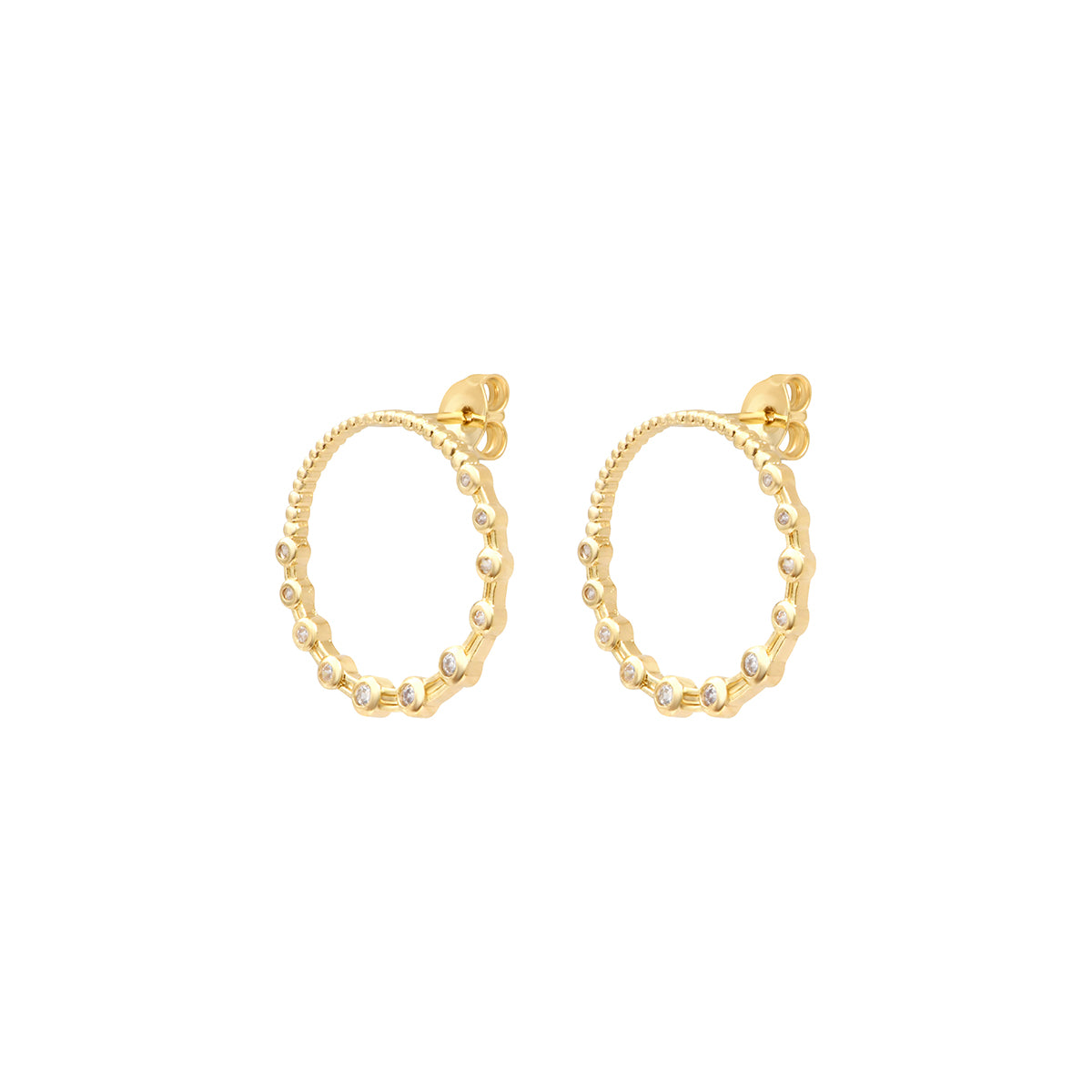 Boucle d'oreille - DALIA white