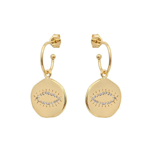 Créoles xs - HAPPY WHITE