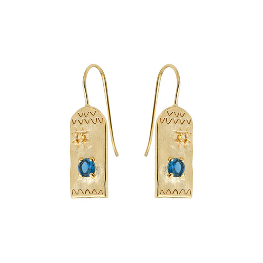 Boucles d'oreilles - TANIA TOPAZE CITRINE